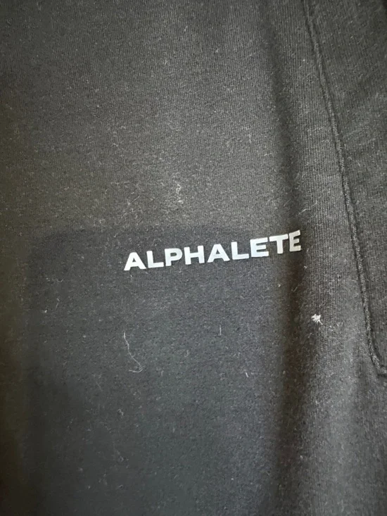 Alphalete Black Slim-Fit Joggers - Picture 7 of 9